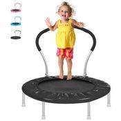 Trampolim Infantil Lyromix de 36 Polegadas com Alça Diversão Garantida para Crianças