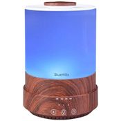 Umidificador Ultrassônico Portátil 2.5L com Aromaterapia e 7 Luzes LED, até 30H, 110v, BLUEHILLS, Azul