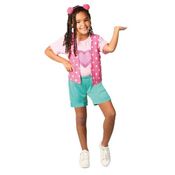 Fantasia Infantil Premium Maria Clara Roupa com Tiara
