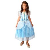 Fantasia Infantil Premium Cinderela Roupa Original Luxuosa