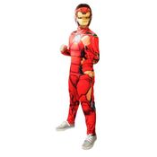 Fantasia Infantil Premium Marvel Homem de Ferro com Mascara