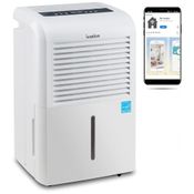 Desumidificador para Grandes Ambientes 9L até 420 m2 com Controle Inteligente e App para Celular, 110V, Ivation, Branco