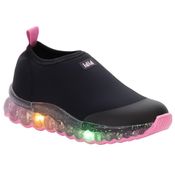 Tênis Infantil de Luz Bibi Roller Celebration Preto/Candy 1079168