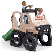 Playset Infantil Para Ambientes Externos, Com Escorregador, Parede de Escalada e Jungle Gym - Para Crianças de 2 a 5 Anos - Step2