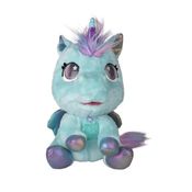 Pelúcia Interativa - Unicórnio Baby com sons - Azul - Multikids
