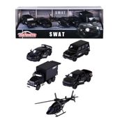 Majorette GiftPack 5 Polícia Swat 1/64 - Califórnia Toys