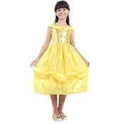 Fantasia Infantil G - Princesa Dourado Standard - Sulamericana