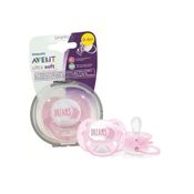 Chupeta Ultra Soft 0 à 6 meses - Avent