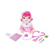Boneca Baby Moranguinho Dodoi com Máscara - Mimo Toys