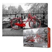 Quebra Cabeça Amsterdam P&B 1000 Peças Pais e Filhos 790678