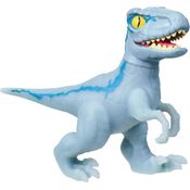Goo Jit Zu - Heróis Jurassic World - Velociraptor Blue - Sunny