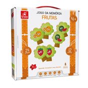 Jogo da Memória Frutas 24 peças feito em Madeira