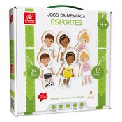 Jogo da Memória Esportes 24 peças feito em Madeira