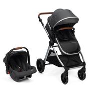 Carrinho Travel System - Com Bebe Conforto - Romanzo - Duo Infanti - Preto Granizo - Dorel