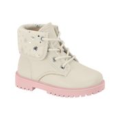 Coturno Infantil Molekinha Brilhos Branco