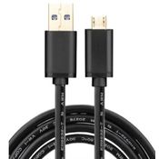 Cabo Dados Usb A x Micro B p/ Amazon Kindle Fire e Fire Tv Stick- 100cm Preto
