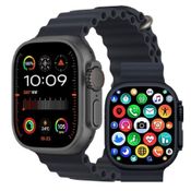 Relógio Digital Smartwatch Watch Ultra X 49mm Tela Super AMOLED Preto