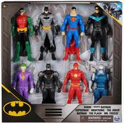 Bonecos 8 Figuras Linha Batman Heróis e Vilões 15Cm 3+ Sunny