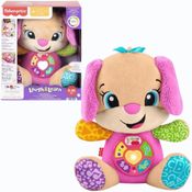 Pelúcia  Irmã do Cachorrinho Fisher Price C/Som e Luz 6m+