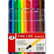 Canetas Coloridas Kit 12 Canetas Cores Ponta Fina 0.4mm Fine Line