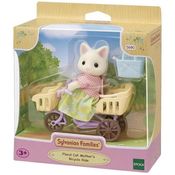 Sylvanian Families Conjunto Passeio de Bicicleta Mamae Gato Primavera EPOCH Magia 5680