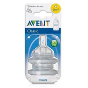 Bico de Mamadeira Classic N1 (0M+)  Philips AVENT SCY761/02 2 Unidades