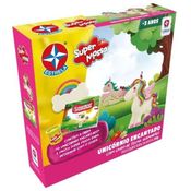 Super Massa de Modelar com Livro Unicornio Encantado Estrela