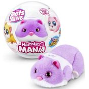 Pelucia PETS Alive Hamster Mania Lilas Candide 1213