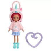 Boneca Mattel POLLY Pocket Amigas de Capuz Rosa Mattel HKV98