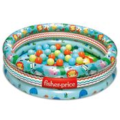 Fisher Price Piscina Inflável Com 25 Bolinhas - Fun Divirta-se