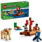 LEGO Minecraft Viagem do Barco Pirata 166 Peças 8+ 21259