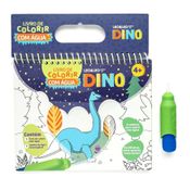 Livro De Colorir Aquabook Com Agua Dino Leo E Leo