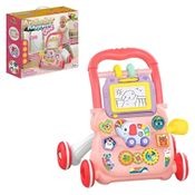 Andador Playground Infantil Com Atividades Rosa Zein