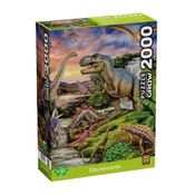 Quebra Cabeça Dinossauros 2000 Peças - Grow