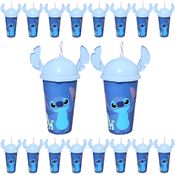 30 Copos Lilo Stitch com Orelhas para Festa Infantil Decoração Sacola Surpresa