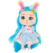 Boneca Coleçao ARCO-IRIS Coelho DM TOYS DMT6889 Azul