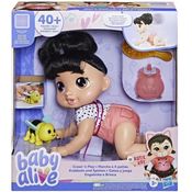 Boneca BABY Alive Engatinha e Brinca Katie KAT Morena Hasbro F9710