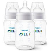 Kit 3 Mamadeiras ANTI-COLIC Classica 260ML Philips AVENT SCY103/03