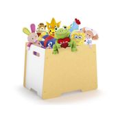 Bau Organizador De Brinquedos Montessori Em Madeira MDF, Junges, Capacidade 70 Litros