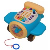 Brinquedo Avião Musical Piano Com Luz Som Zippy Toys PF24251