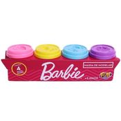Massinha Barbie 4 Potes 56G FUN