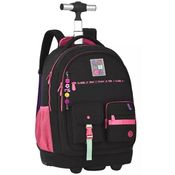 Mochila Escolar de Rodinhas Luluca Clio STYLE LU24599 Preto