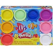 Massinha PLAY DOH 8 Potes PACK Cores Sortidas Hasbro E5044