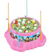 Jogo Pega Peixe Giratorio Rosa ART BRINK ZB615