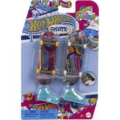 Hot Wheels Skate + Tenis Retro Booyah Boombox e Cool Mattel HXL17