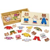 Quebra Cabeça Infantil de Madeira com Caixa de Armazenamento e 45 Peças para Crianças Acima de 3 Anos, Melissa & Doug