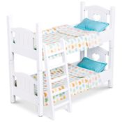Beliche de Madeira para Bonecas com Até 45 cm de Altura para Crianças Acima de 3 Anos, Melissa & Doug, Branca