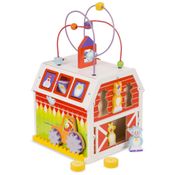 Brinquedo Celeiro de Atividades Educativas Infantil de Madeira para Crianças Acima de 3 Anos, Melissa & Doug