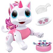 Robô Pet Unicórnio Power Your Fun para Meninas e Meninos,Brinquedo Robô de Controle Remoto com Gestos de Mão Interativos, Programação STEM.