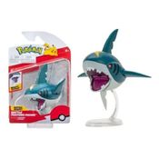 Pokémon Deluxe Action Battle Feature Figura Ação - Sharpedo 10 Cm Articulado  - Sunny